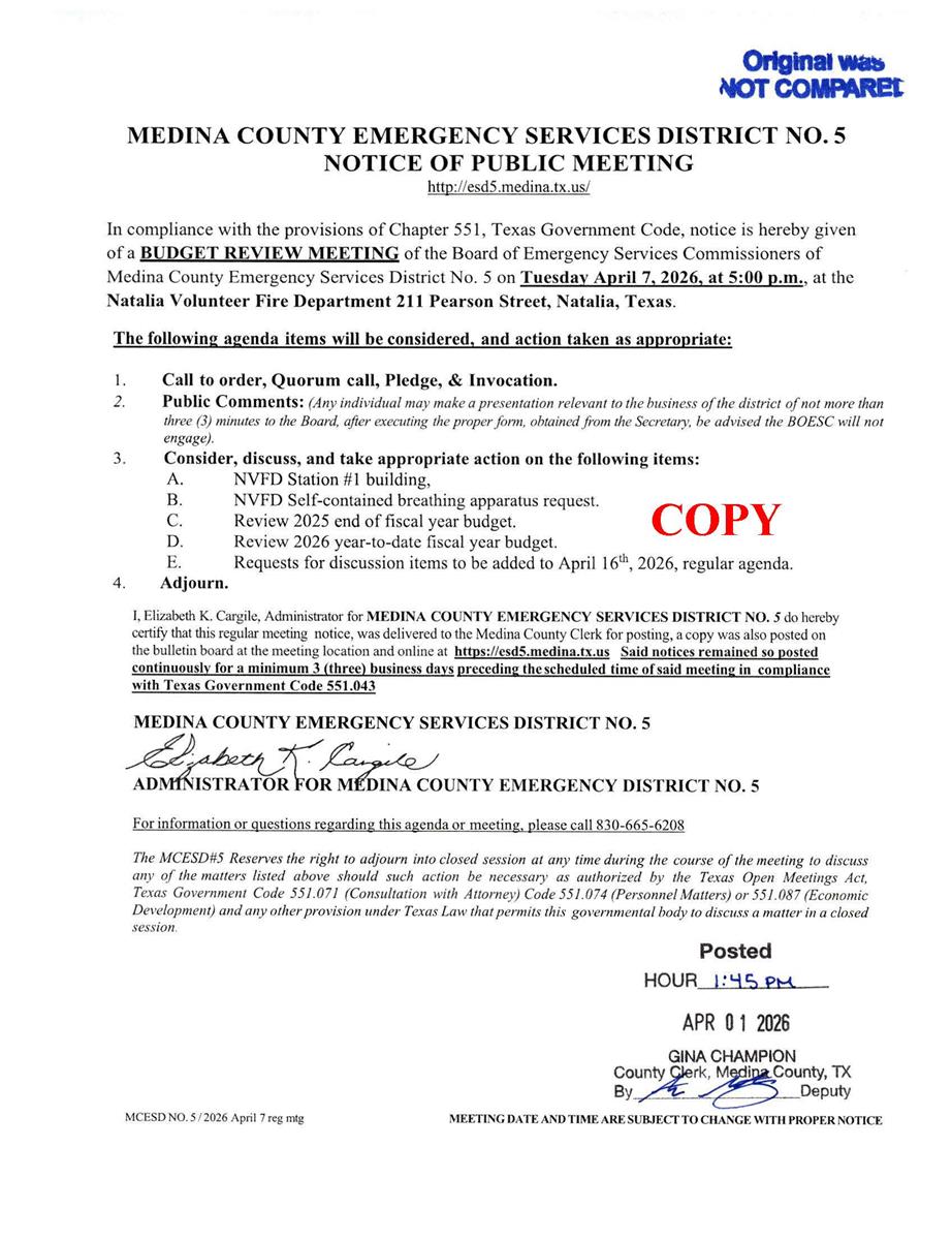 2023 Notice of Tax Hearing